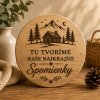 Okrogle lesene tablice