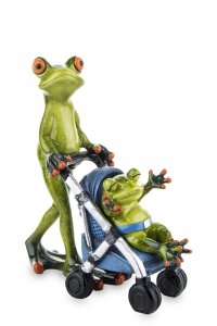 Keramična žaba - Oče na porodniškem dopustu