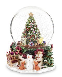 Snežna kepa - božično drevo
