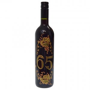 Rdeče vino - Za 65. rojstni dan 0,75L