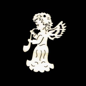 Božični okrasek - Angel s saksofonom 6 cm
