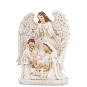 Sveta družina z angelom 25 cm