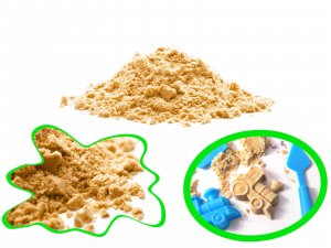 Kinetični pesek 1kg naravni