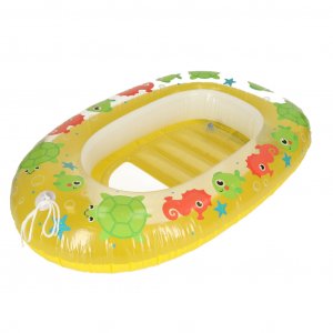 BESTWAY napihljiv čoln za otroke rumene barve