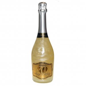 Biser šampanjec GHOST srebro - Vse najboljše za rojstni dan 40