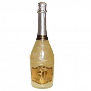 Biser šampanjec GHOST srebro - Vse najboljše za rojstni dan 50