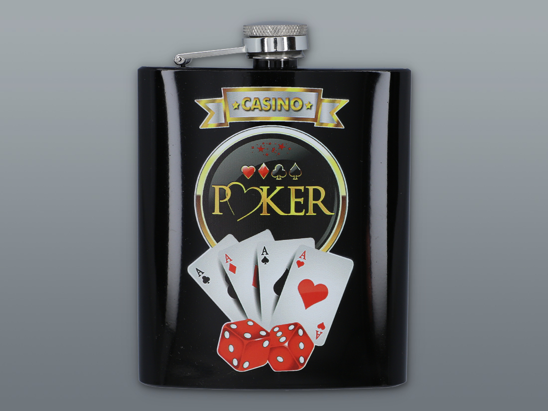 Skodelica za brizganje iz nerjavečega jekla POKER 210 ml