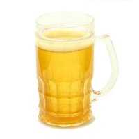 Kozarec za ledeno pivo CHILLER XXL - 650ml zlato + odpirač