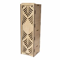 Lesena škatla za vino - Jelen
