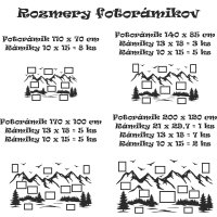 Lesen foto okvir za steno - Gore