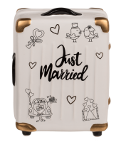 Keramični kovček za gotovino - Just married