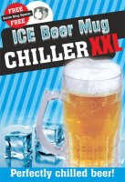 Kozarec za ledeno pivo CHILLER XXL - 650 ml classic + odpirač