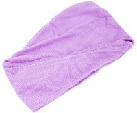 Brisača za lase vijolični turban