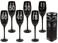 Obletni kozarec za šampanjec - za 60. rojstni dan