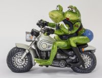 Keramična žaba - Biker