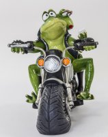 Keramična žaba - Biker