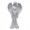 Keramični angel bele barve 95 cm