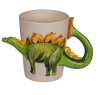 Keramični vrč z dinozavrom - Stegosaurus