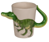 Keramični vrč z dinozavrom - Velociraptor